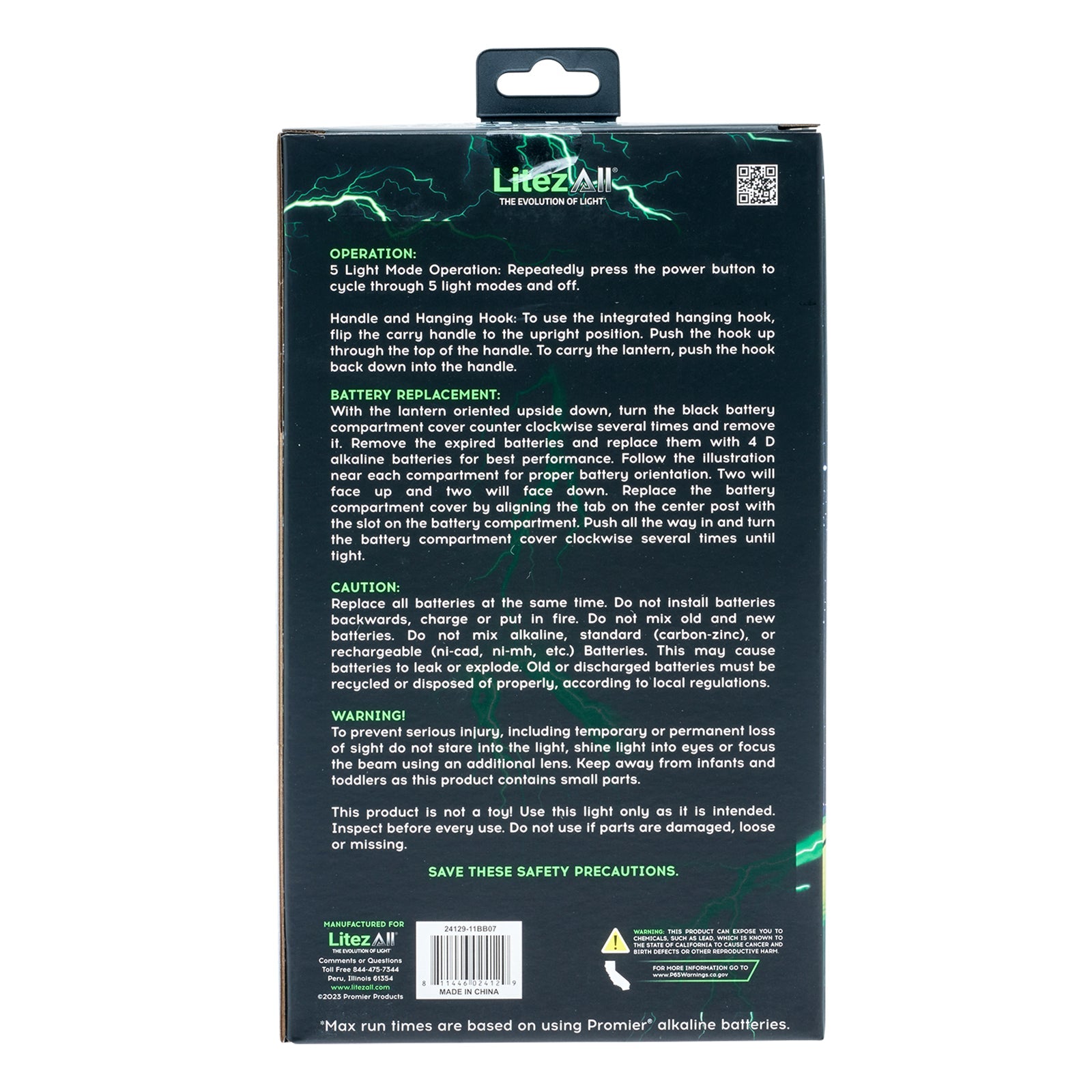 LitezAll® 2000 Lumen Lantern