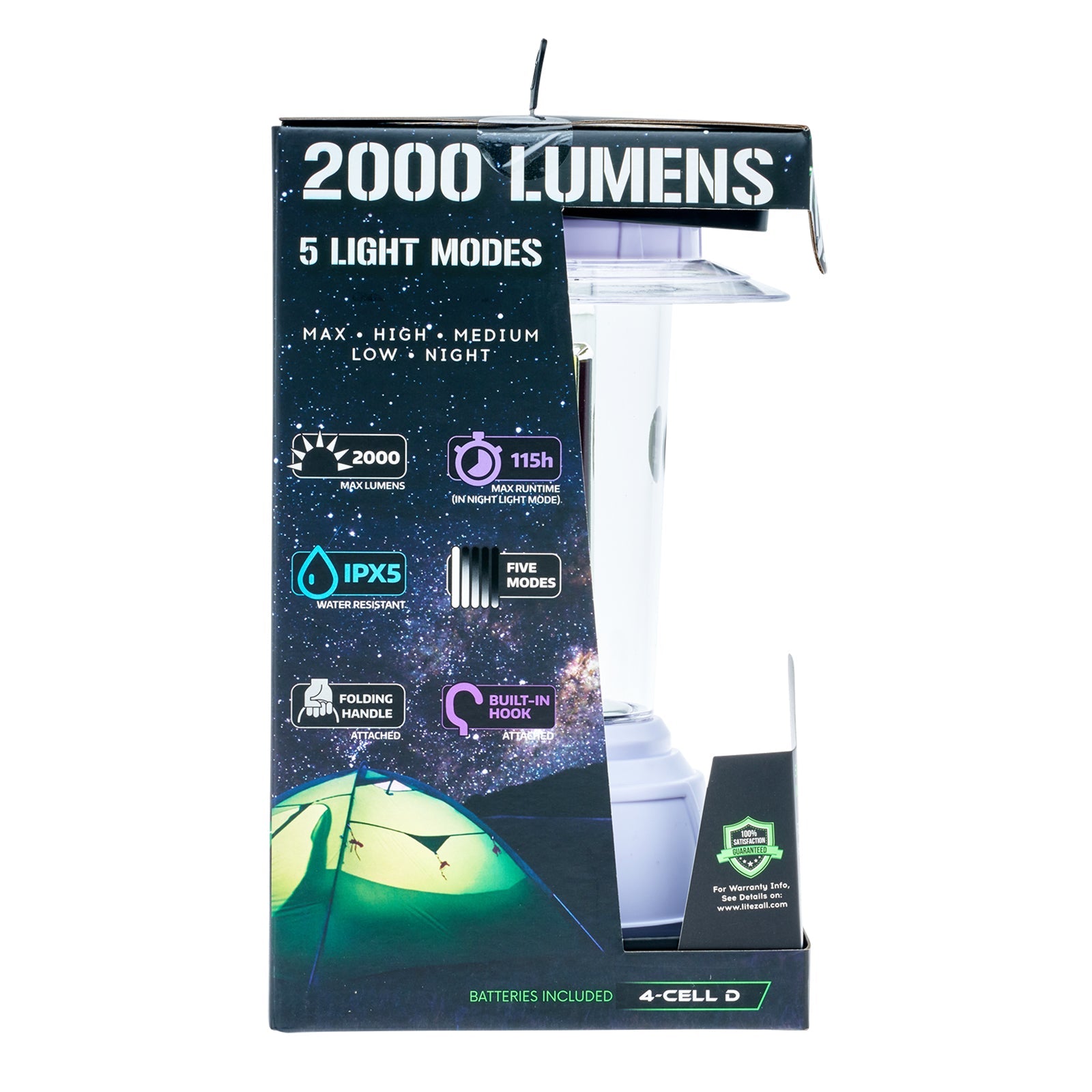 LitezAll® 2000 Lumen Lantern