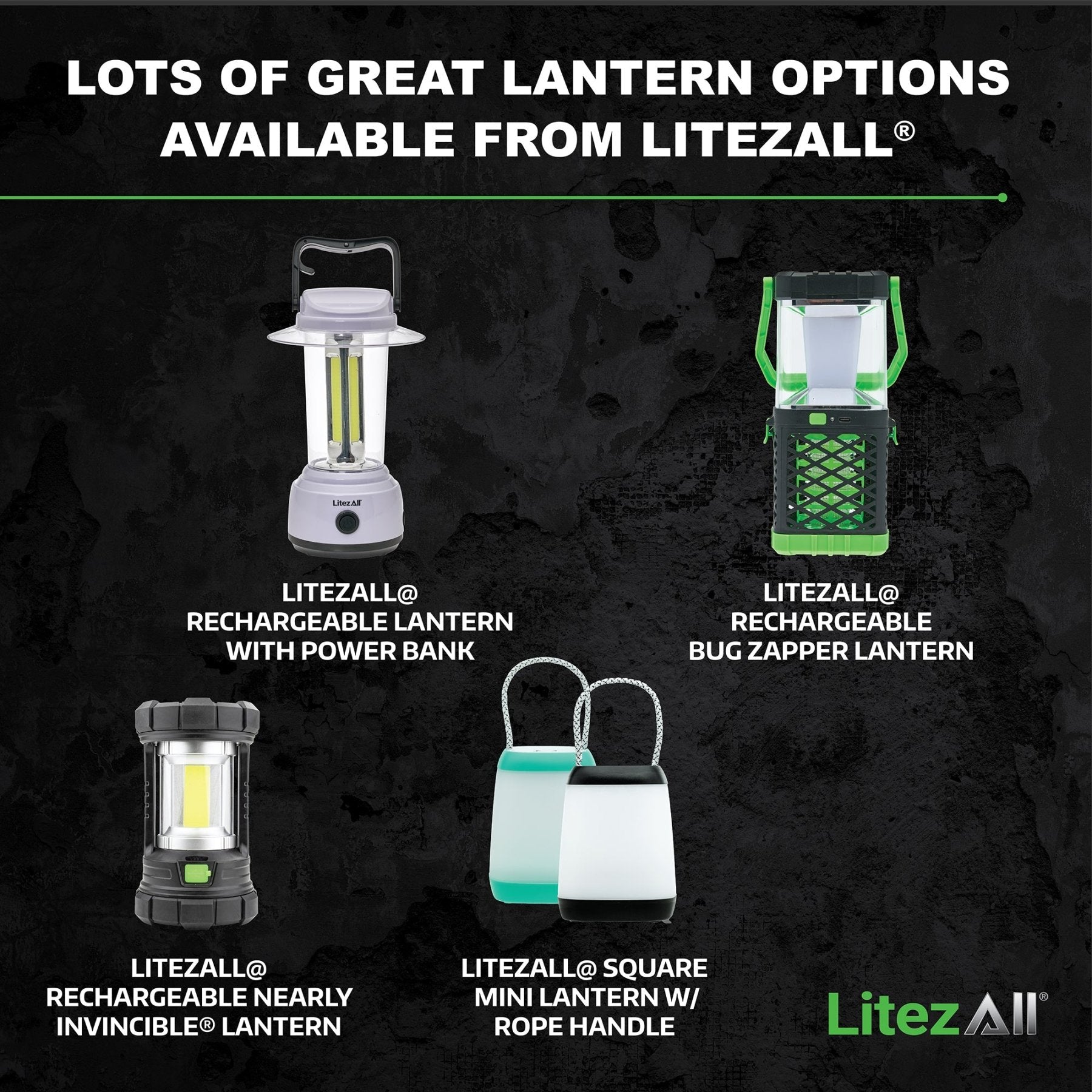 LitezAll® 2000 Lumen Lantern