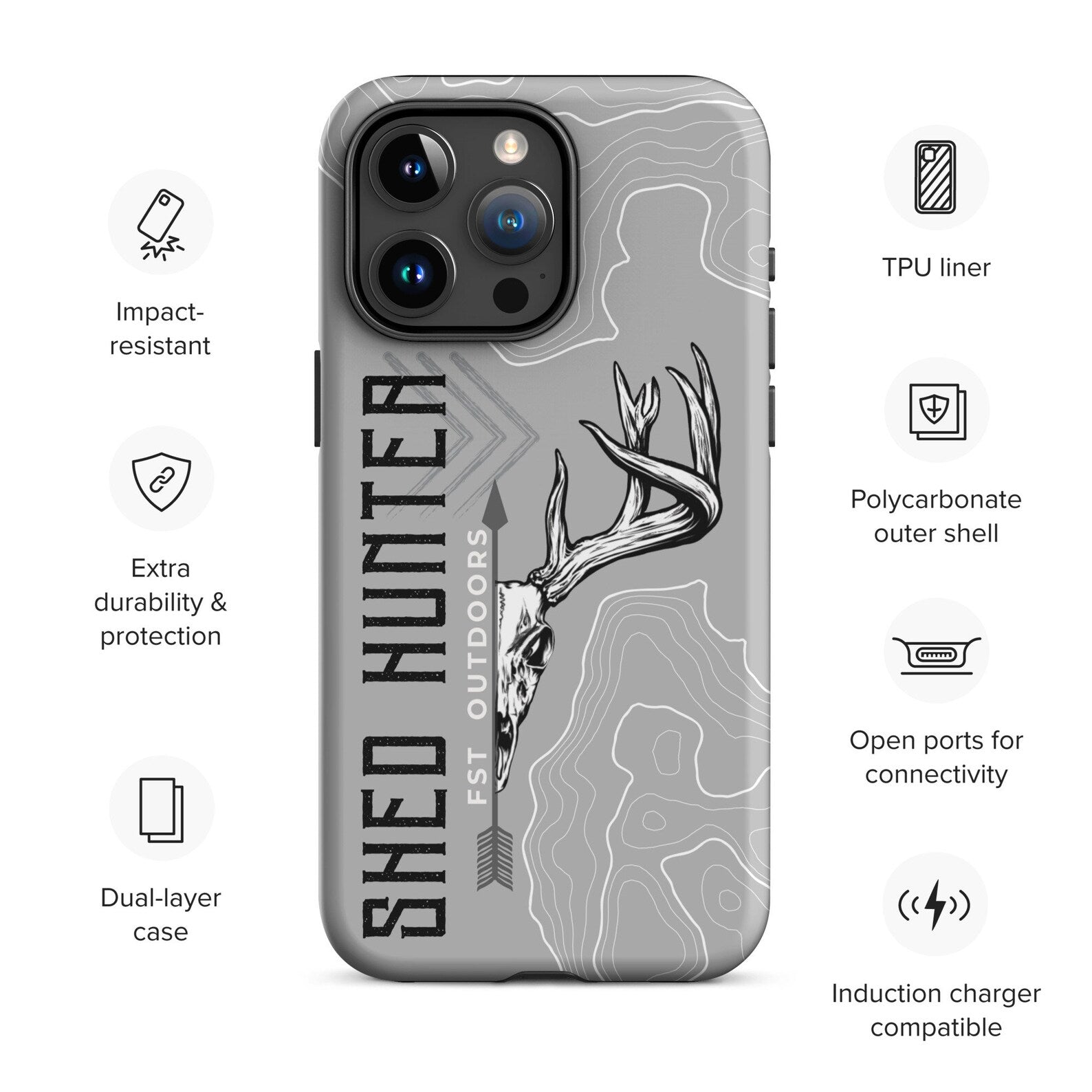 Shed Hunter Deer Skull iPhone Case