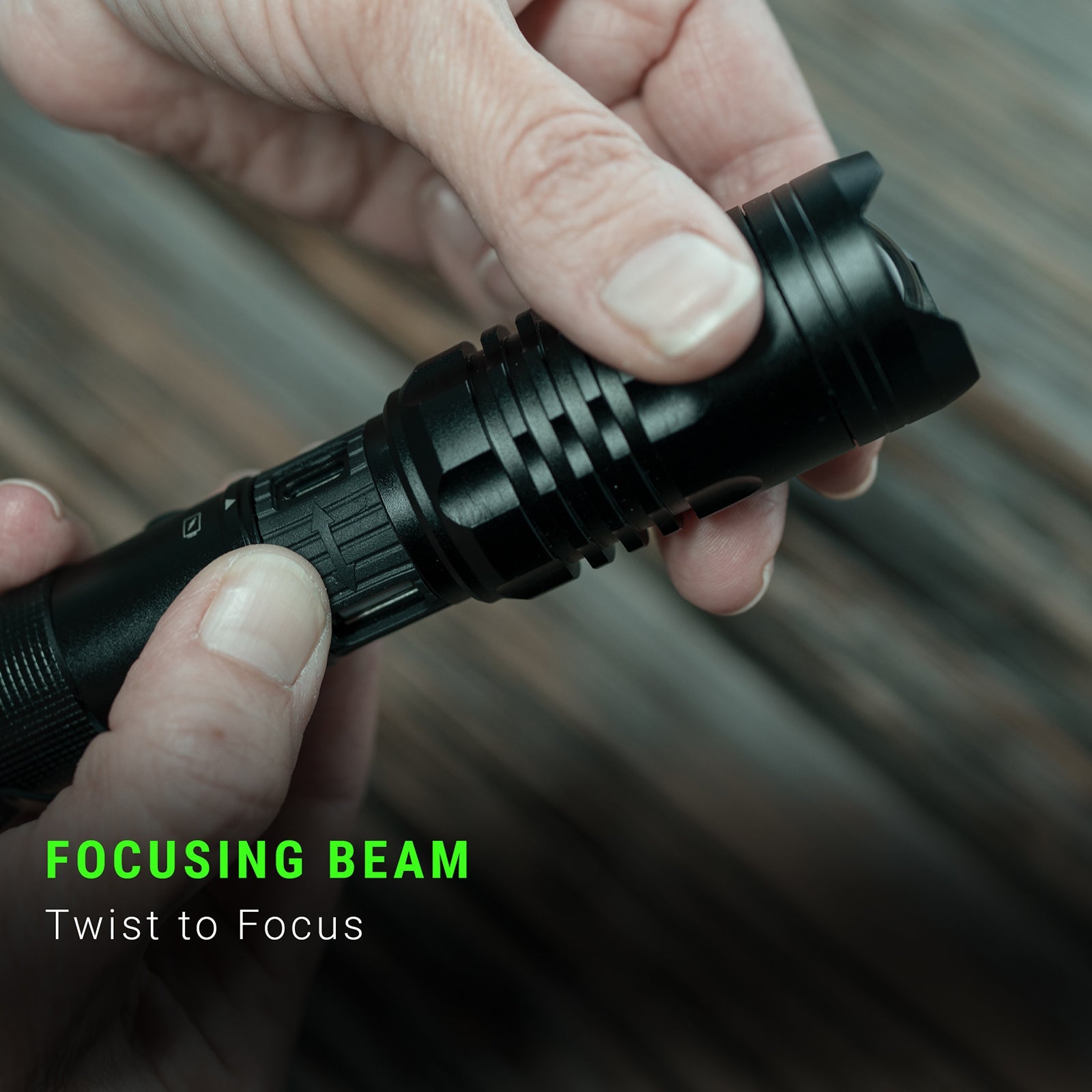 LitezAll® 1000 Lumen Rechargeable Tactical Flashlight