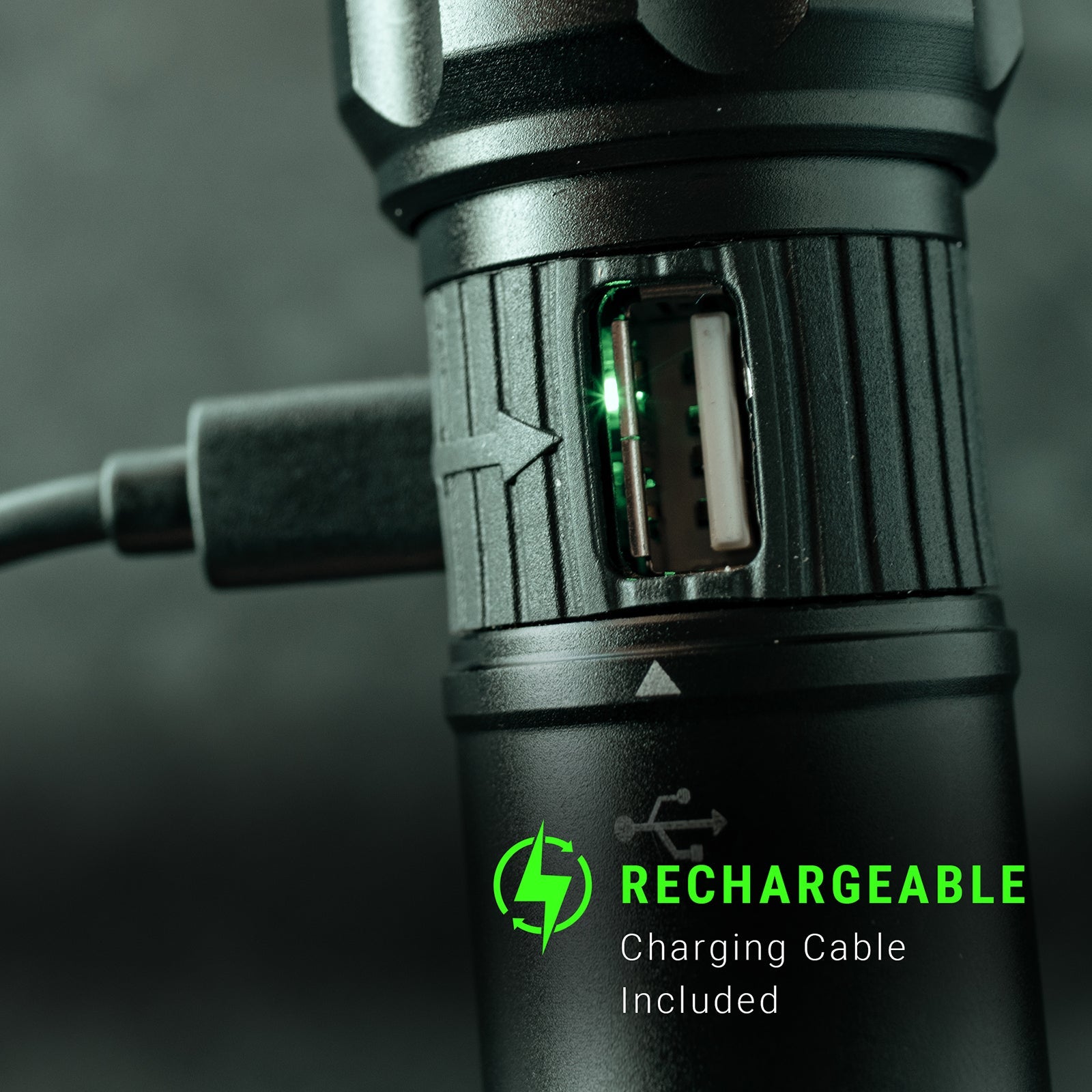 LitezAll® 1000 Lumen Rechargeable Tactical Flashlight