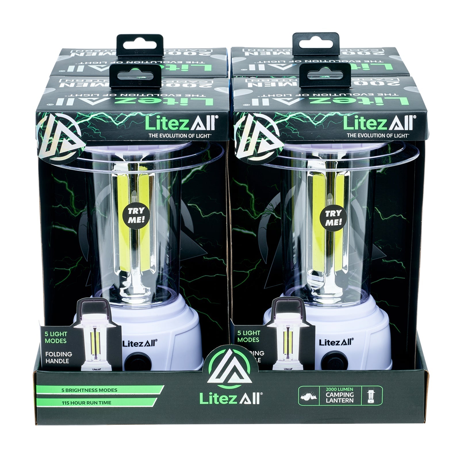 LitezAll® 2000 Lumen Lantern