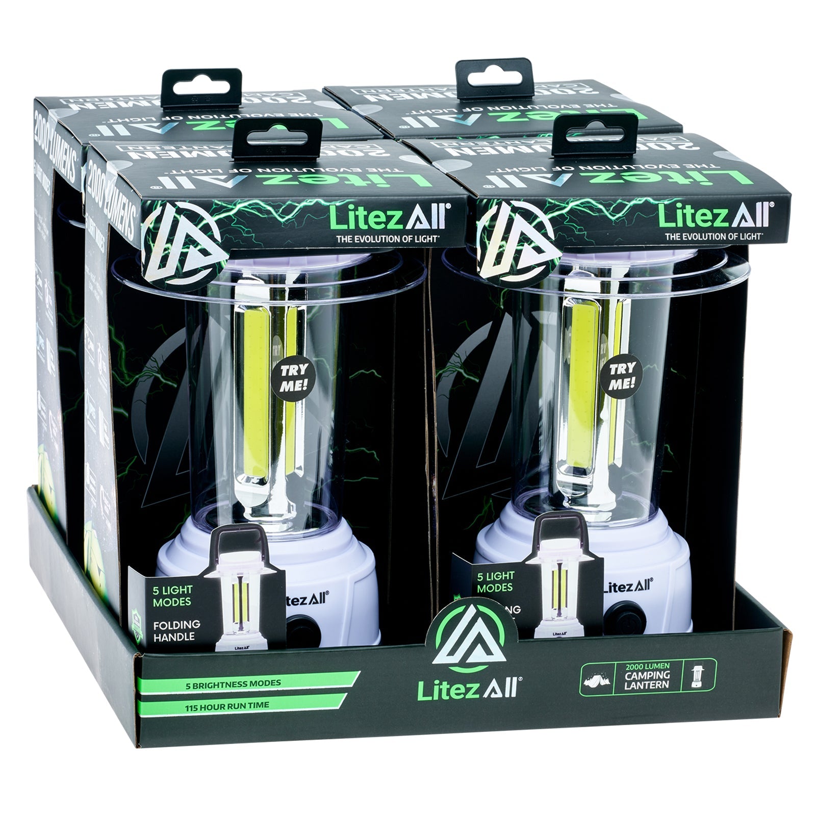 LitezAll® 2000 Lumen Lantern