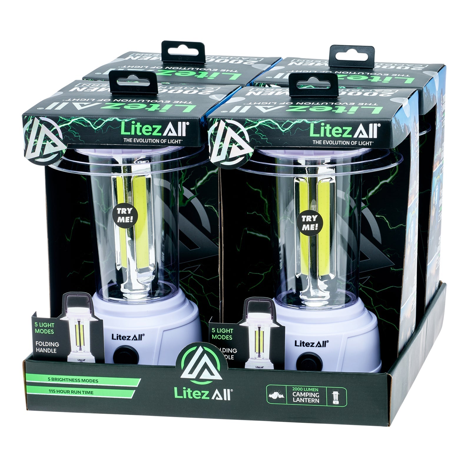 LitezAll® 2000 Lumen Lantern