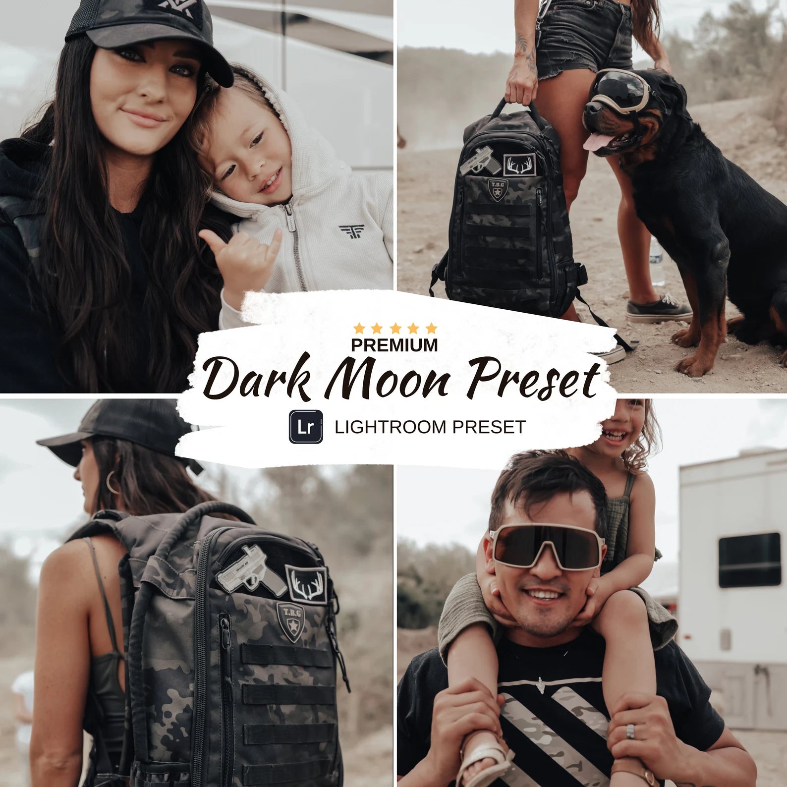 Dark Moon Lightroom Preset: Moody Portrait & Lifestyle