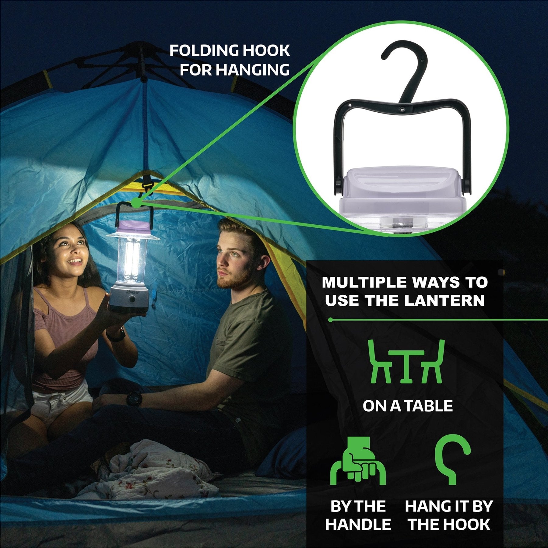 LitezAll® 2000 Lumen Lantern
